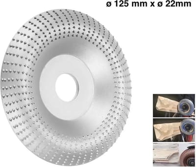 Slijpschijf - Doorslijpschijf - Raspschijf - Slijpschijf 125 mm - 125 x 22 mm - Haakse slijper 5 inch - Zilver - Bol - Koolstofstaal