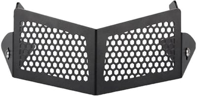 Motorfiets Radiator Grille - Radiator Beschermhoes - Motor Beschermen - Aluminiumlegering - 1 x 1 x 1 cm - Zwart
