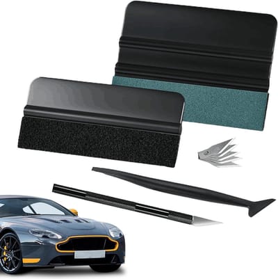Folie Applicatie Set - Gereedschap Folie - Auto Tinten - Bel-vrije Afwerking - 9 Stuks - Niet gespecificeerd