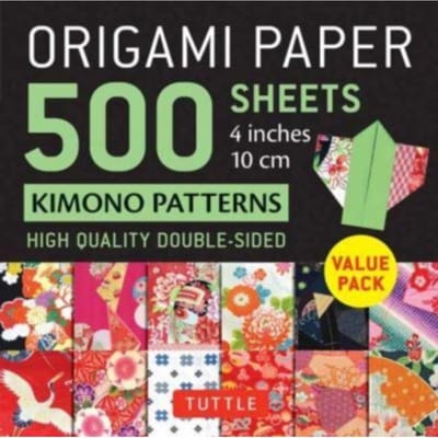 Origami Paper 500 Sheets Kimono Patterns 4" (10 Cm)