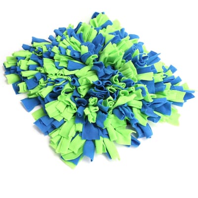 Tapis à renifler pour animaux de compagnie en polyester, coussin à renifler pour l'alimentation du chien, pour encourager les compétences naturelles de recherche de nourriture green