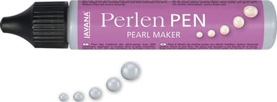 Javana Zilveren Parel Effect Pen 29ml - Voor op textiel en andere ondergronden