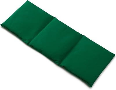 3-Kamer Warmtekussen met Bessenpitten 20x50cm Groen Katoen