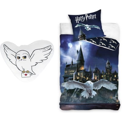 Harry Potter slaapkamerset; dekbedovertrek en kussen