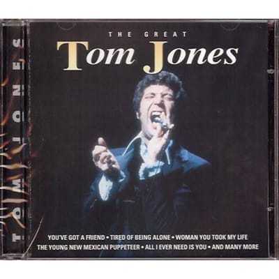 CD TOM JONES - Great GLD63215 Goldies 2002 Portugal Pop Gebruikt