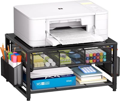 Bureau Organizer - Opbergrek - Thuiswerkplek - Met Lades - 44x34x14 cm - Zwart