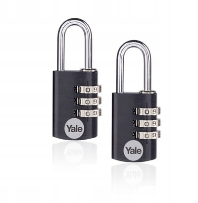Yale cijferslot aluminium YE3CB/20/121/2/BK, 21mm