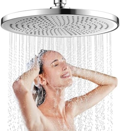 PromoHome Ronde regendouche 25 cm - Zelfreinigend en waterbesparend