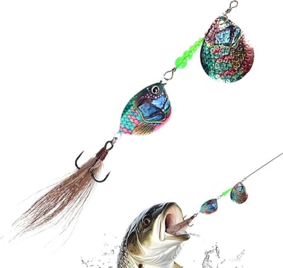 Spinner Lures - Hengeloodjes Vis - Vissen Vangen - Aerodynamische Vorm - 11 cm - Gekleurd