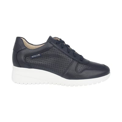 Mephisto Isa Perf - dames veterschoen - Blauw - maat 38 (EU) 5 (UK)