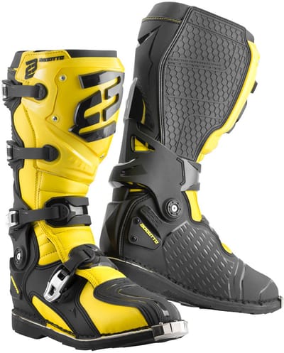 Bogotto MX-7 S Crosslaarzen Zwart Geel - Laars