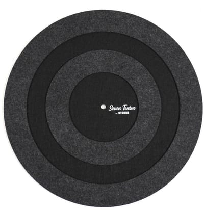 Stokyo Seven Twelve Graphite Slipmat - Slipmat voor platenspeler