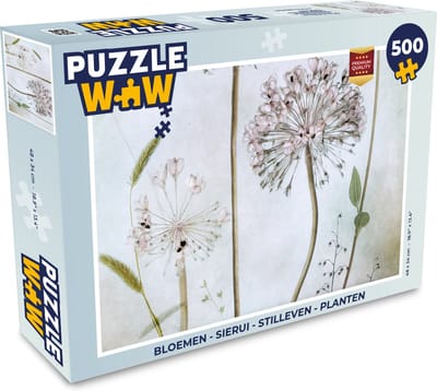 Puzzel Bloemen - Sierui - Stilleven - Planten - Legpuzzel - Puzzel 500 stukjes