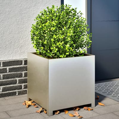 vidaXL Plantenbak 50x50x50 cm roestvrij staal