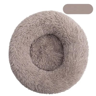 Super kattenbed Warm slapend kattennest Zacht lang pluche Beste hondenbed voor honden Mandkussen Kattenbed Kattenmat Dieren slapen 40cm