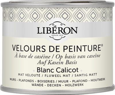 Liberon Velours De Peinture Muurverf - Mat - Blanc Calicot - 0,125l