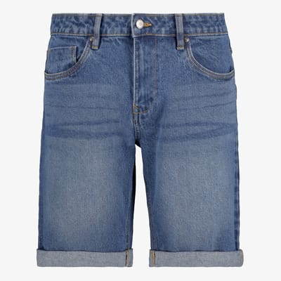 Unsigned heren denim short donkerblauw - Maat S