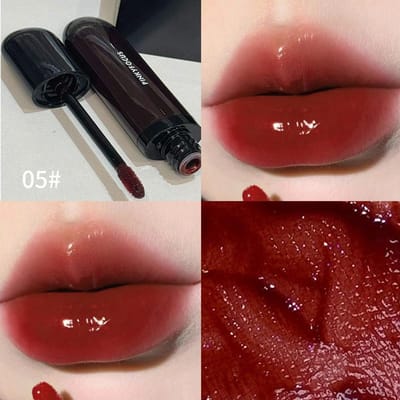 Spiegel Lipgloss Waterlicht Hydraterend Non-stick Cup Hooggepigmenteerde Rode Vloeibare Lipstick Lip Tint Make-up Cosmetica