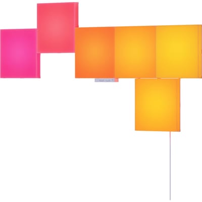 Nanoleaf Blocks Big Squares Smarter Kit - 6 Squares - Squares - RGBW - Google, Apple, Alexa Compatibel