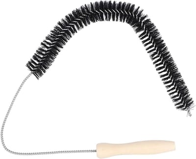 Ventilatieborstel Droger - Pluisborstel Reinigingshulpmiddel - Droger Onderhoud - Lange Flexibele Staaf - 77 cm - Houtkleur