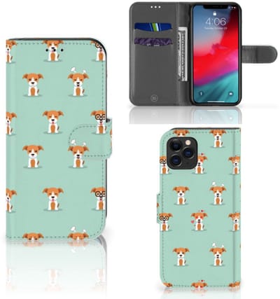 Apple iPhone 11 Pro Telefoonhoesje met Pasjes Pups