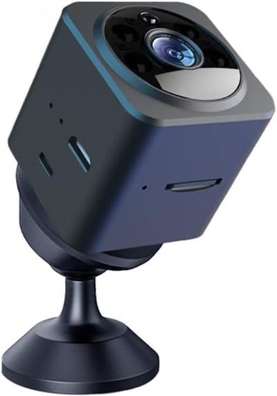 Wifi Camera - Beveiligingscamera Babyfoon - Thuis Kantoor - Ingebouwde Batterij - 1080p HD - Zwart