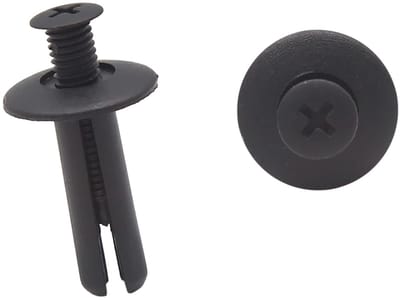 Dailygoods- Klinknagels 20 Stuks - Bevestigingsclips Auto - Kunststof - 8 mm - Geschikt voor Bussen/Treinen/Vrachtwagens - Totale Lengte 31 mm