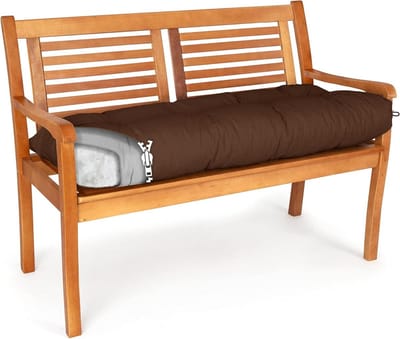 Bank Kussen Pad - Zitkussen Outdoor - Terras Meubilair - Waterafstotend Vlekbestendig - 180x50x10cm - Bruin