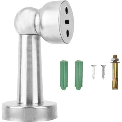 Roestvrij Staal Sterk Magnetisch Anti-botsing Deurstoppers Stopper Houder Vanger Zilver