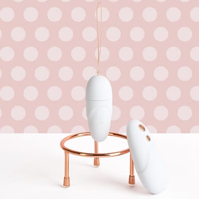 Vibro Ei "Beam Me Up" 8.5 cm | Seksspeeltje Vibrator voor Vrouwen | Toy met 20 vibratieprogramma's | Speciale Clitoris Stimulatie voor Partner Avonturen | Klein en Stil Vibratie Ei