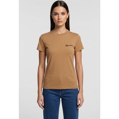 Karl Lagerfeld Slim Ss Tee Chipmunk Taglia: XS | Maglie Sportivi Outlet | Donna