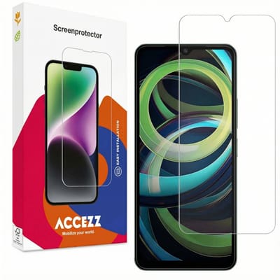 Accezz Screen Protector - Geschikt voor Xiaomi Redmi A3 - Gehard Glas Screenprotector
