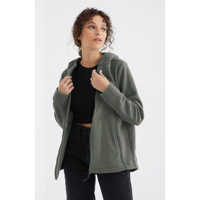 Dames Hoodie Zip Sweatshirt