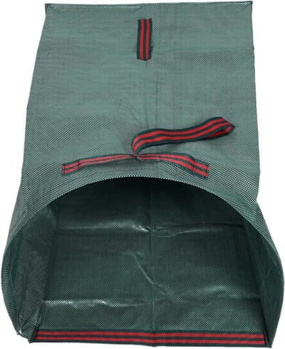 Tuinafvalzak - Bladenzak Bladverzamelaar - Tuin Opruimen - Halfrond Ergonomisch Ontwerp - 76 x 56 x 43 cm - Groen