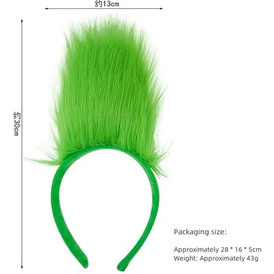Schattig Groen Monster Shrek Oor Antenne Haarband Stof Gezichtsreiniger Haarclip Hoofddeksel Cartoon Dier Monster Hoofdband Vakantiefeest