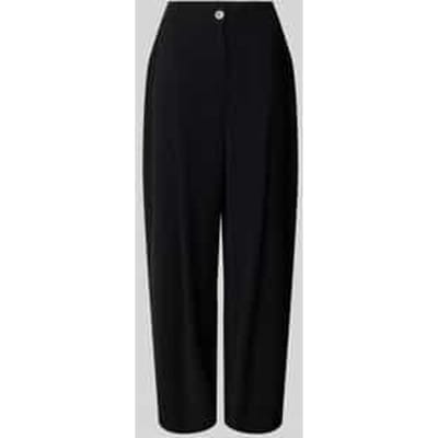 Relaxed fit broek met bandplooien