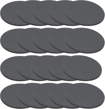 Rubber massieve schijven ringen, 20 stuks 80 mm ID x 3 mm dikke rubberen ronde pakking pad bussen spacer ring voor doe-het-zelf pakking ambacht, zwart