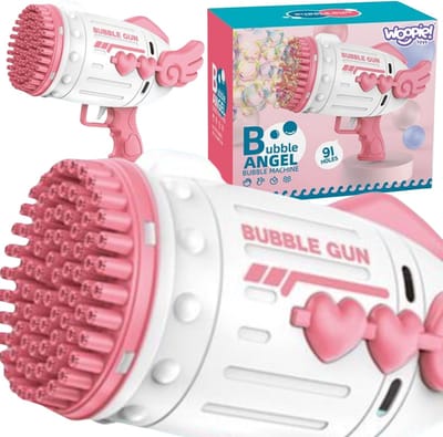 Woopie Bubble Gun 91 Gaten Roze - UNI