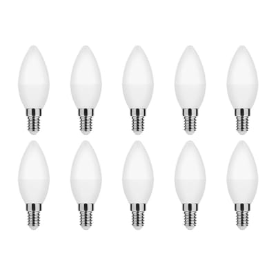 Modee E14 LED Lamp 7W - 700lm - 6000K - Daglicht Wit - LED Kaarslamp B35 - Vervangt 54W Halogeen Gloeilamp - 10 stuks