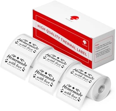 Multifunctionele Thermische Labels - 180 Labels/Rol, 3 Rollen - Compatibel met M200, M110, M120, M220, M221