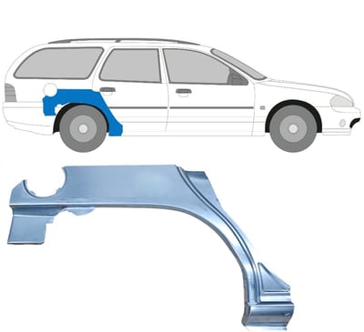 Reparatiepaneel achterspatbord voor Ford Mondeo 1993-2000 / Rechts / COMBI