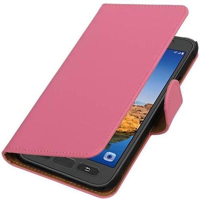 Bookstyle Wallet Case Hoesjes Geschikt voor Samsung Galaxy Xcover 4 G390F Roze