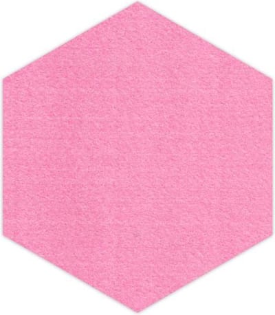 6-hoek vilt onderzetter - Roze - 6 stuks - ø 95 mm - 6-hoek - Glas onderzetter - Cadeau - Woondecoratie - Woonkamer - Tafelbescherming - Onderzetters Voor Glazen - Keukenbenodigdheden - Woonaccessoires - Tafelaccessoires