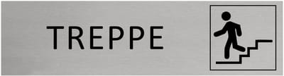 CombiCraft Aluminium Deurbordje "Treppe " 165x45mm met tape