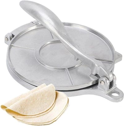Tortilla Press, vooraf doorgewinterde Quesadilla Maker, Tortilla en Roti Maker, Pataconera voor Meel Tortilla, Tawa of Dosa, Keuken Koken Tool