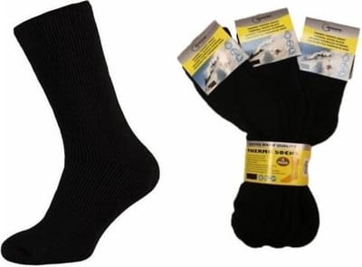 Benson Thermo Sokken - 6 Paar - Zwart - 43/46 - Wandelen - Wintersport - Werk