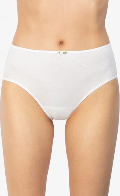 Dames heup slip - katoen 3267 - dames ondergoed - dames onderbroek - Katoenen ondergoed - Wit / XXL