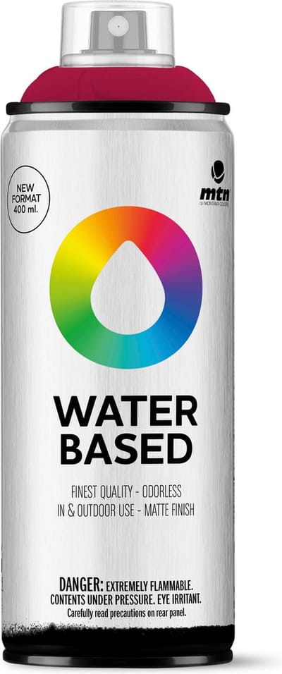 MTN Water Based Spuitbus - verf op waterbasis - RV-3004 Bordeaux Red - 400ml
