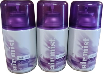 Air Mist Freshmatic Automatische Spray - Luchtverfrisser - Lavendel -  3x Navulling