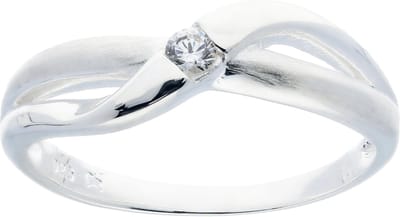 Silver Lining Damesring - Matglans - Zirkonia 925